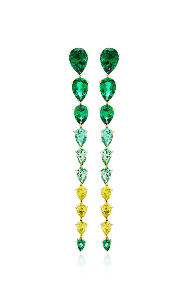 Moda Operandi Anabela Chan Emerald Nova Earrings