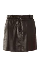 Nili Lotan Laurel Leather Mini Skirt