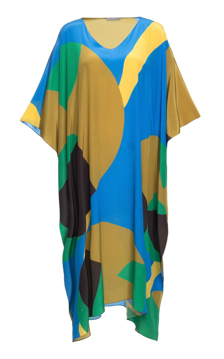 Vanda Jacintho Printed Midi Dress