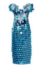 Mary Katrantzou Sequined Off-the-shoulder Dress