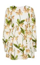 Moda Operandi Agua By Agua Bendita Nuez Jardin Linen Mini Dress