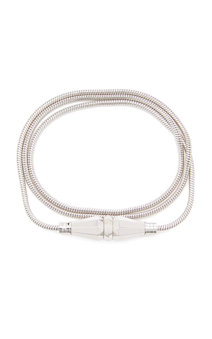 Boucheron Convertible 18k White Gold Wrap Necklace