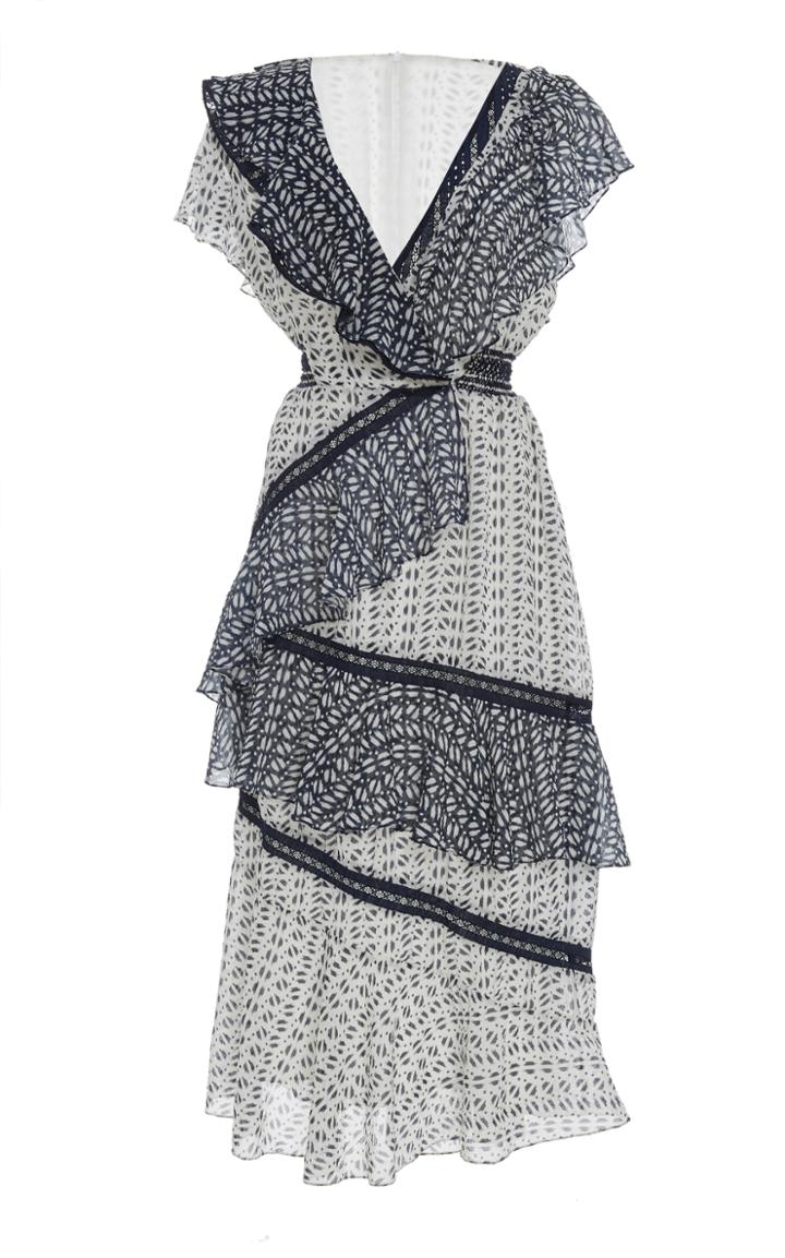 Tanya Taylor Adelina Ruffle Dress