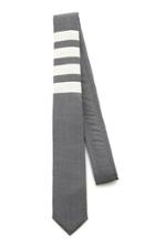 Thom Browne Striped Wool Tie
