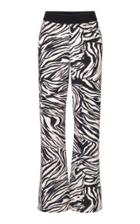 Moda Operandi Stine Goya Marc Zebra-print Crepe Flared Pants