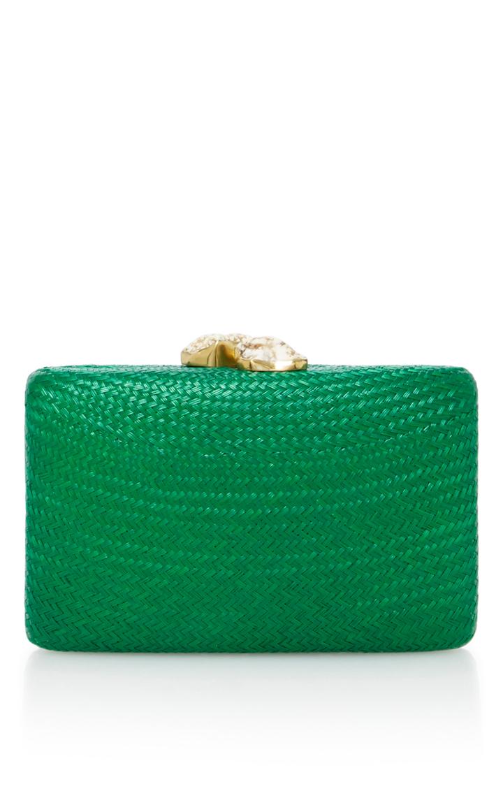 Kayu Jen Straw Clutch