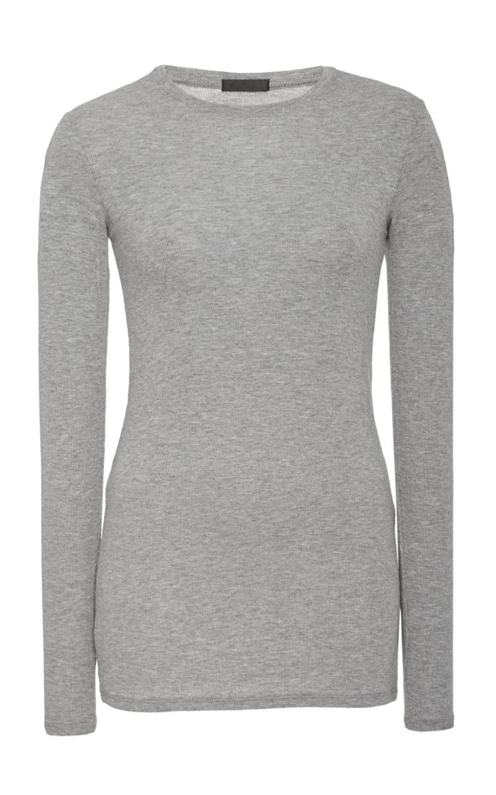 Atm Anthony Thomas Melillo Ribbed Modal Crewneck Top