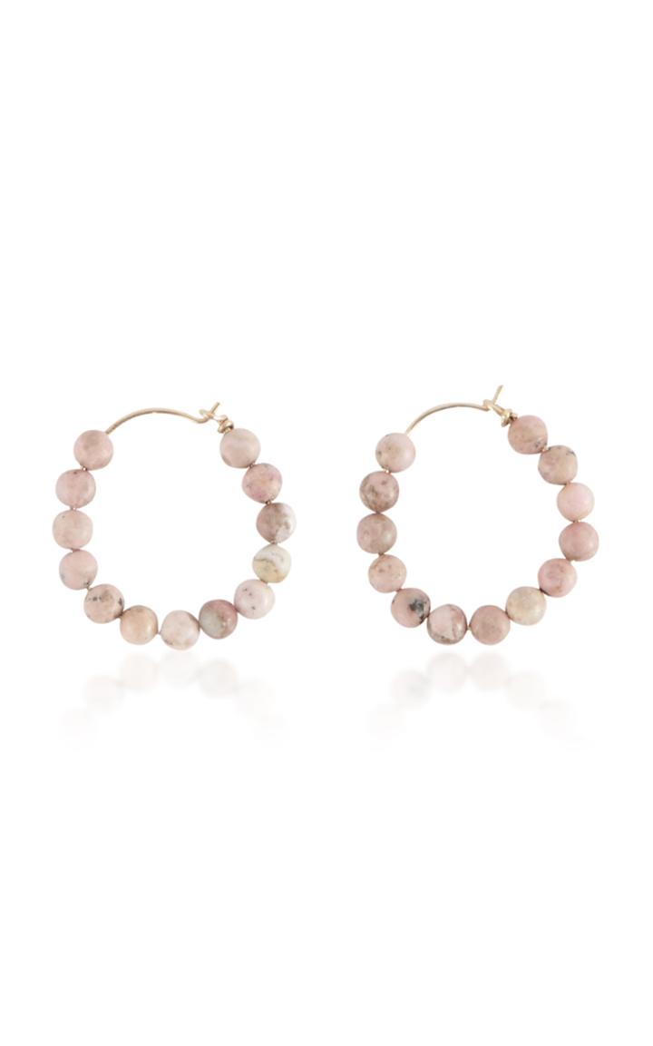 Holly Ryan Pink Agate Hoops