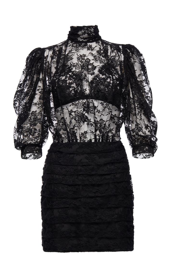 Magda Butrym Labutes Cotton-blend Lace Mini Dress
