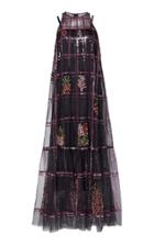 Rahul Mishra Tulle A-line Sequin Dress