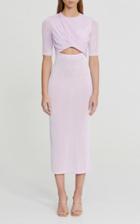 Moda Operandi Significant Other Mila Cutout Draped Jersey Midi Dress