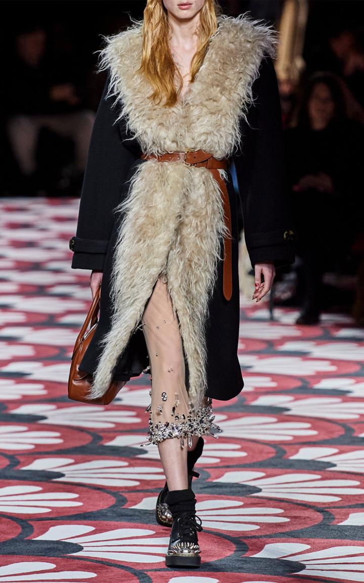 Moda Operandi Miu Miu Leather Lace-up Shoes