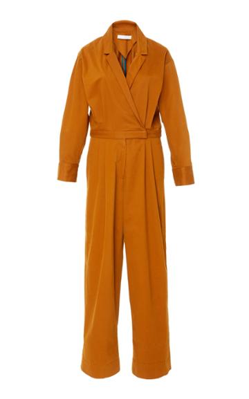 Christine Alcalay Spice Pleated Jumpsuit