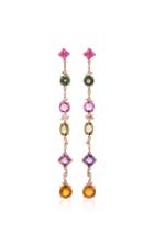 Suzanne Kalan One-of-a-kind Colored Sapphire Dangle Earrings