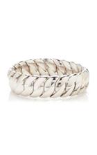 Sidney Garber Wave Link Bracelet In White Gold