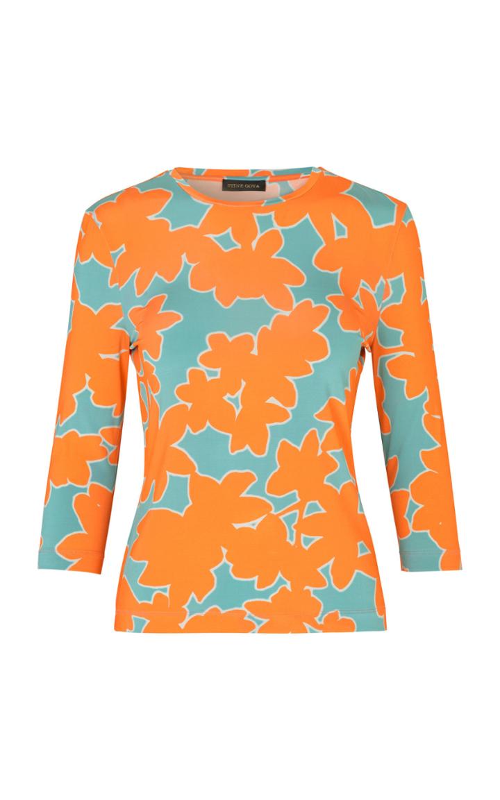 Moda Operandi Stine Goya May Floral 3/4 Sleeve Top Size: Xxs
