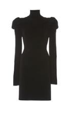Alexandre Vauthier Turtleneck Puffed Shoulders Dress