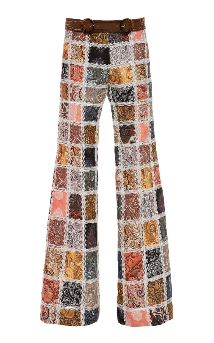 Zimmermann Ninety-six Patch Linen Pants