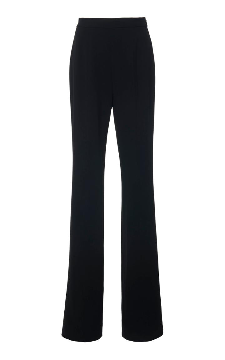 Pamella Roland Wide-leg Crepe Pants
