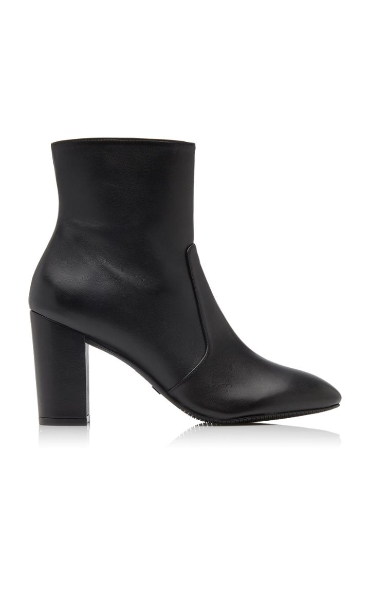 Stuart Weitzman Tinslee Leather Ankle Boots