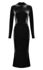 Rachel Gilbert Karoline Embellished Velvet Dress
