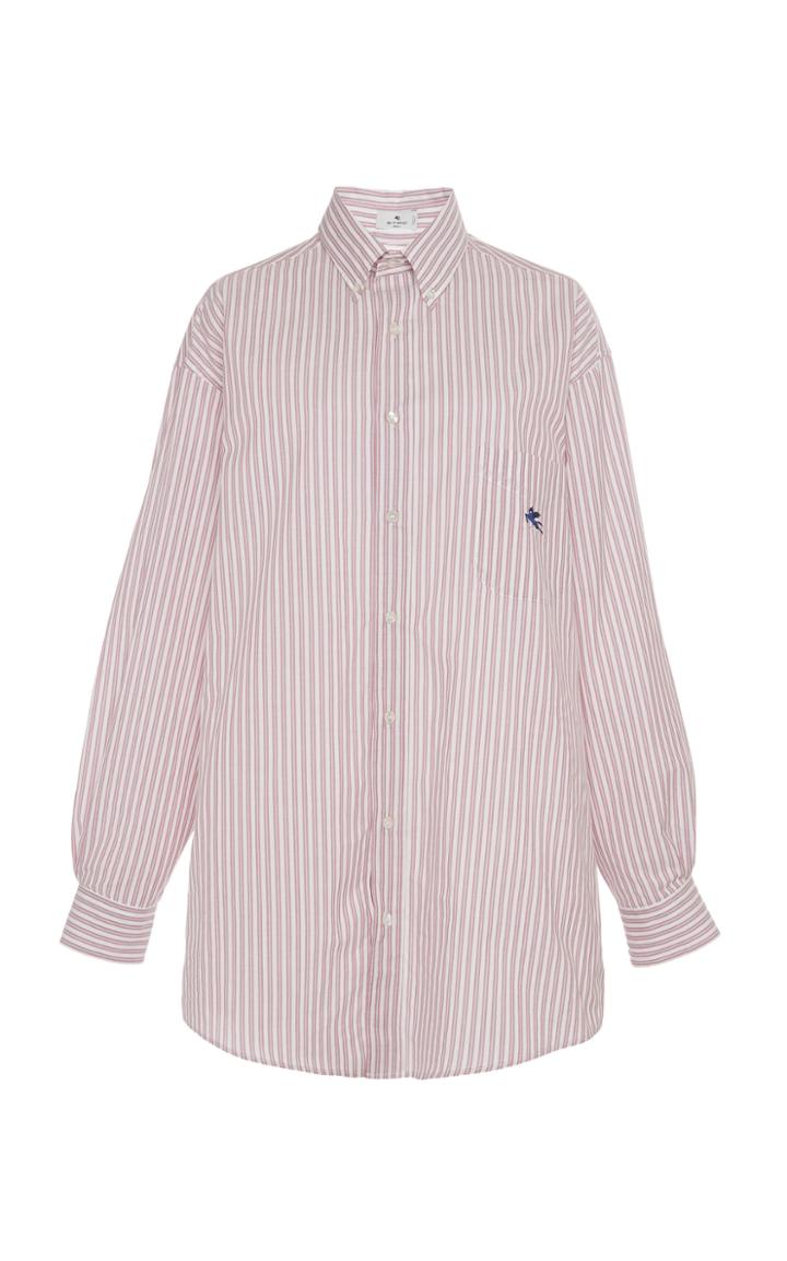 Moda Operandi Etro Striped Cotton-silk Shirt