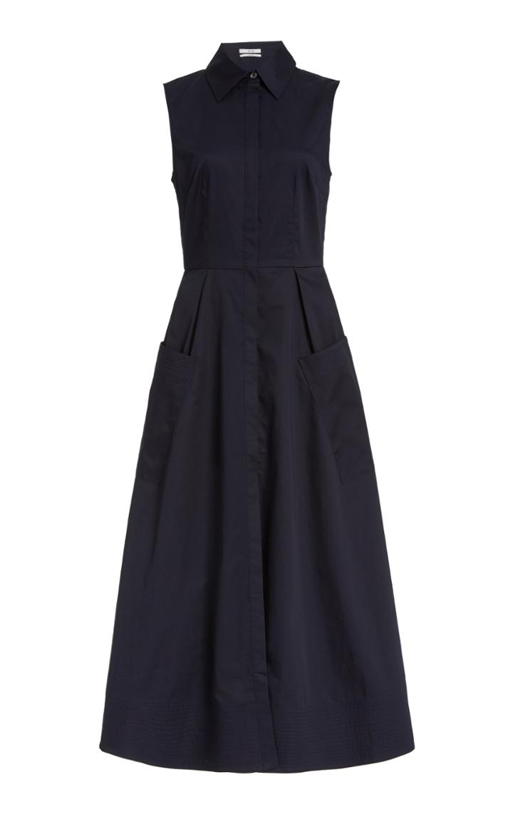 Co Cotton Poplin Midi Shirt Dress