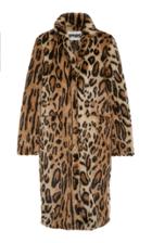 Apparis Charlie Collared Leopard-print Faux Fur Coat