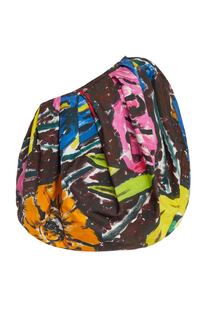 Moda Operandi Marni Printed Cotton-silk Off-the-shoulder Blouse Size: 38