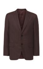Eidos Checked Wool Blazer