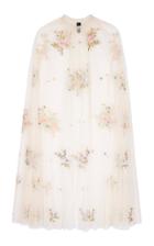Moda Operandi Needle & Thread Petunia Floral-embroidered Midaxi Cape Size: S/m