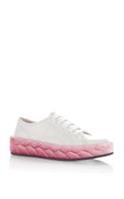 Marco De Vincenzo White & Pink Sneakers
