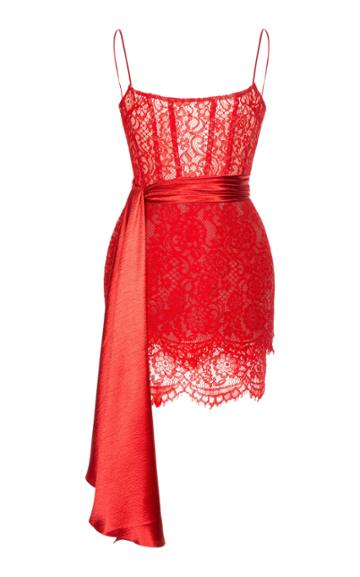 Rasario Lace Mini Dress