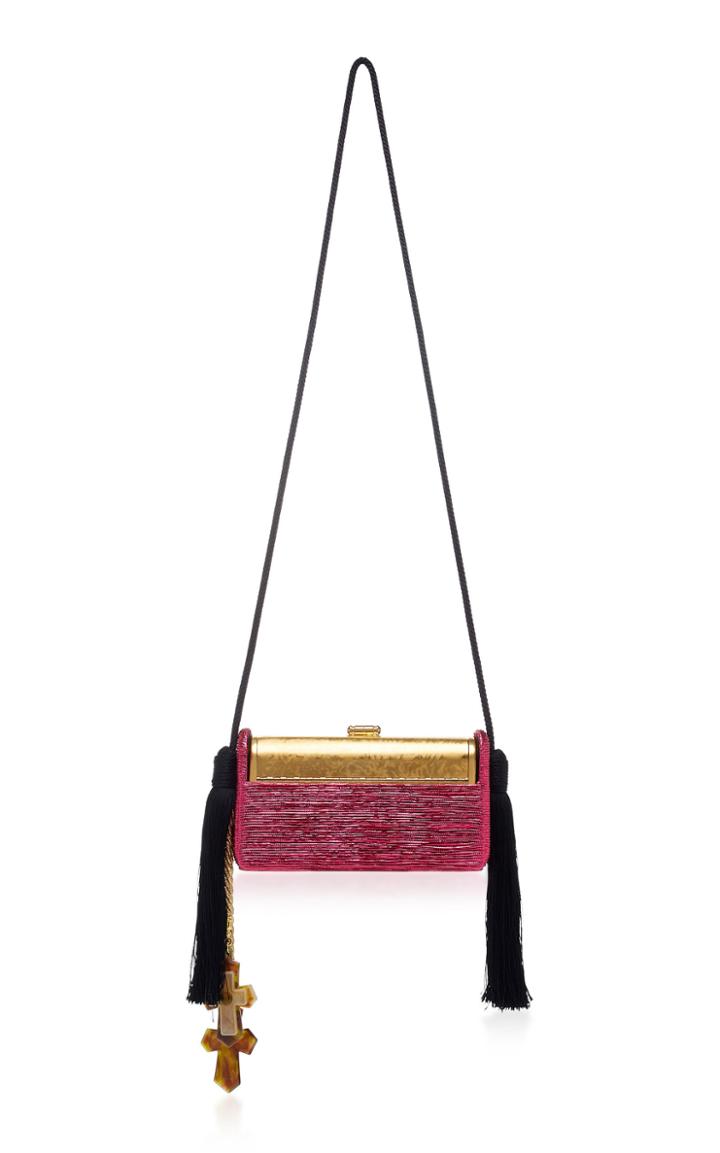 Bienen-davis Rgine Minaudiere With Cross Accents