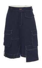 Moda Operandi Monse Knee-length Cotton-blend Shorts Size: 0