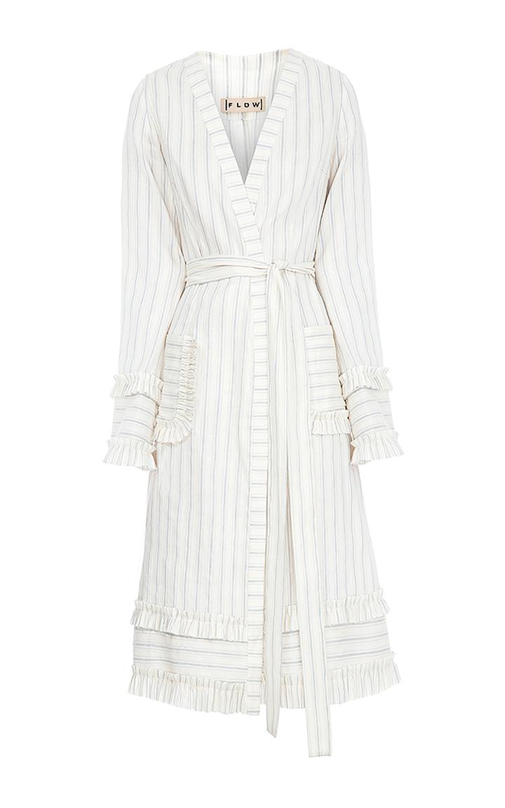 Flow The Label Stripe Trench Dress