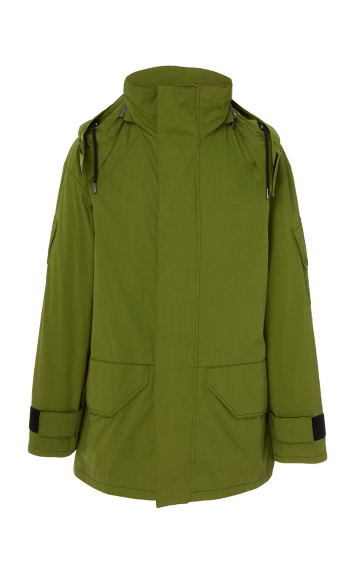 Yves Salomon Paris Curly Merinos Lamb Hooded Jacket