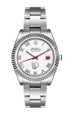 Bamford Watch Department M'o Exclusive Bamford Bridal White Datejust