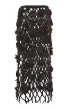 Moda Operandi Valentino Leather Net Skirt