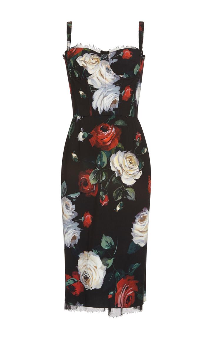 Dolce & Gabbana Floral Cocktail Dress