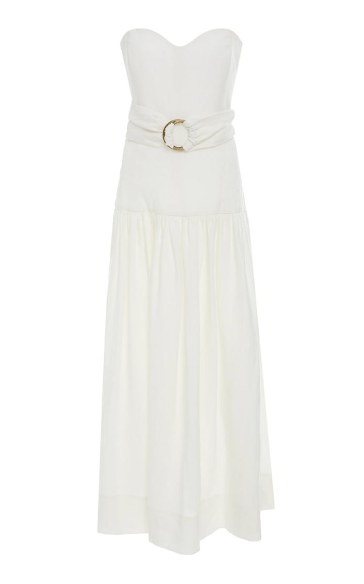 Mara Hoffman Augustina Belted Hemp Maxi Dress