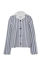 Jil Sander Lapsley Double Collar Silk-blend Top