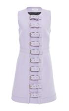 Carven Double Wool Pique Buckle Dress
