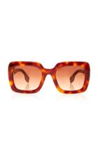 Moda Operandi Burberry Square-frame Marbled Acetate Sunglasses