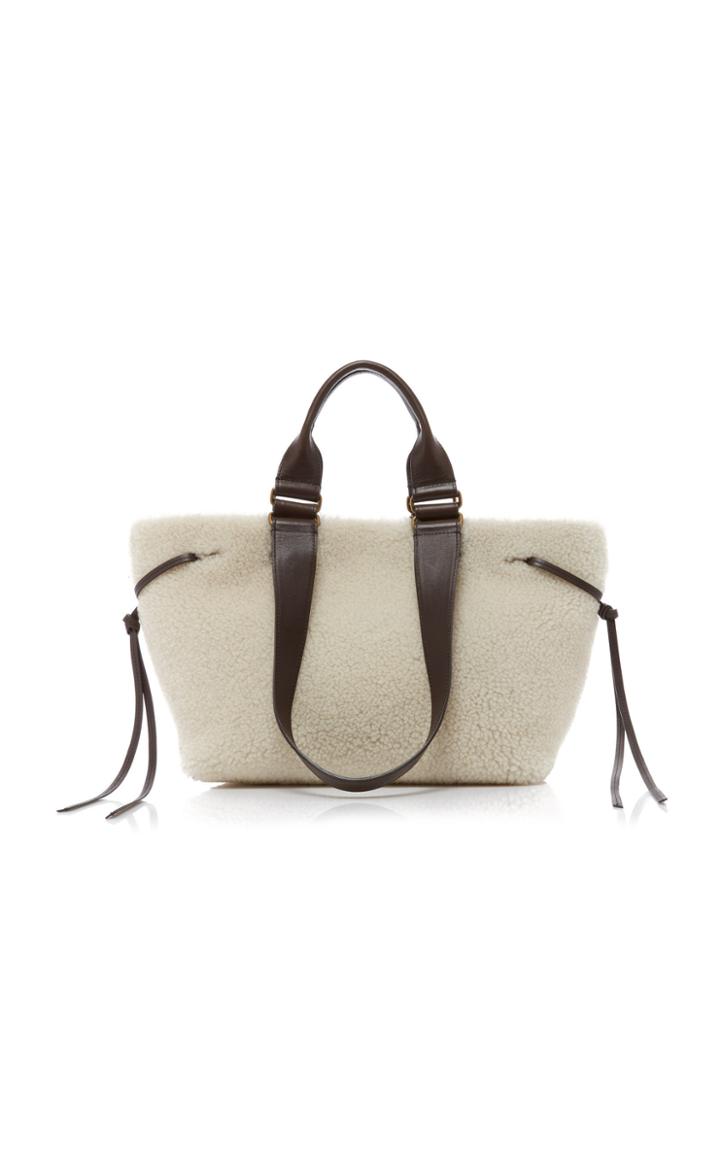 Isabel Marant Wardy Shearling Tote
