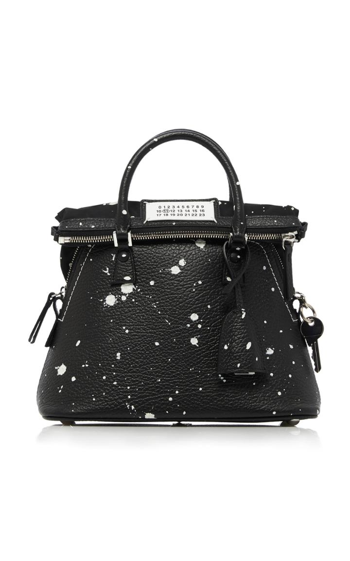 Maison Margiela 5ac Painted Textured-leather Shoulder Bag