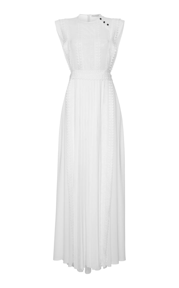Philosophy Di Lorenzo Serafini Pleated Embroidered Dress