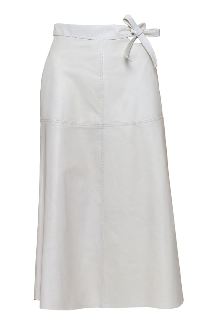 Moda Operandi Johanna Ortiz Bourbon Vanilla Cutout Leather Skirt