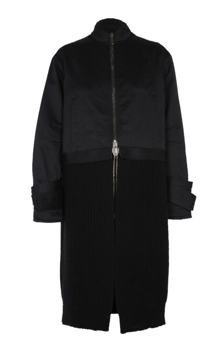 Dorothee Schumacher Strong Play Satin Combo Coat