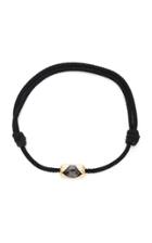 Moda Operandi Luis Morais 14k Yellow Gold And Black Diamond Cord Bracelet